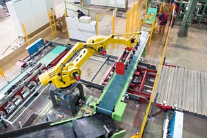  » Sabo modernized the production line for handling wet, pressed products at Wienerberger’s Solymar plant in Hungary 