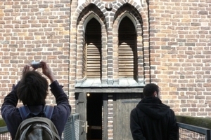  &gt;&gt; Die Marienkirche in Prenzlau im Blick von Studenten, die an der Messeakademie 2010 teilnehmen 