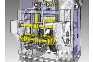  » The new MP 190 three-mould roofing tile press from Bedeschi 