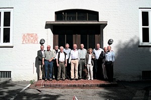  Paul Schuster, Alois Weis, Leo Ott, Stephan Laumans, Manfred Delius, Koos de Vast, Christoph Köhler, Charlotte Köbke, Dieter Schätz, Wilmar Lauenroth und Georges Metzger (v.l.n.r.) 