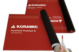  &gt;&gt;3 Neu im KoraTech-System von Koramic: zeitgemäße und leistungsfähige Unterdeckbahnen 