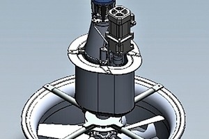  »15 Rotary fan dryer drive with inlet nozzle, cross pole and fan wheel 