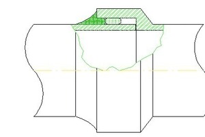  »11b In addition heated-up bitumen is poured over the seal 