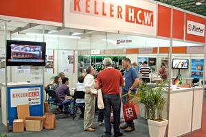  » The Keller Division trade fair stand attracted lots of visitors 