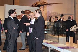  »3 Ample opportunity was available to exchange ideas and experience amongst the dinosaur collection at the Royal Belgian Institute of Natural Science 