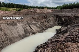  »11 K6 Sequence in marginal facies: Extremely plastic clay in the Creussen Rhaetic clay pit in Upper Franconia/Southern German Block 