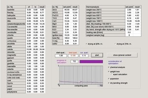  »11 Complex mineral analysis by evolutionary methods using the SimClay program 