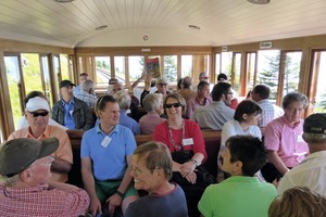  »2 Mit der Rigi-Bahn ging es hinauf auf den Rigi Kulm 