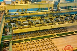  »4 Automatic line for loading kiln cars with dried products 