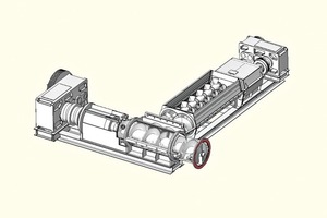  »3 3-D diagram of the Type 750 ER extruder 