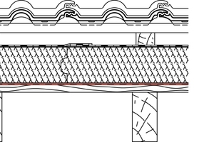  &gt;&gt; Ein Einsatzbeispiel der Dampfsperre DivoDämm Membran 100 auf Schalung mit der Dämmlösung DivoDämm Top bei einem sichtbaren Dachtragwerk 