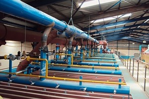  »1 Installation of the gas impulse nozzles in the second kiln 