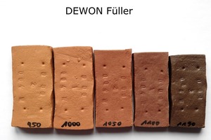  »6 Fired samples of Dewon 6356 phyllitic slate 