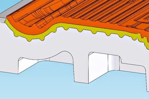  »2 Working mould with reduced plaster liner 