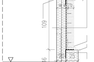  ›› 8 Sieglanger-Projekt der Architekten Scharner und Wurnig – Fassadenschnitt 