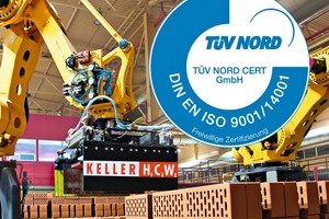  »2 Keller HCW wurde sowohl nach ISO 9001 als auch nach ISO 14001 zertifiziert  