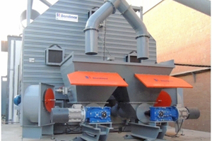 » The combustion chamber will provide heat for two brick dryers 