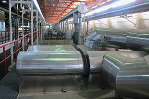  »6 View of the 144-m-long tunnel kiln 