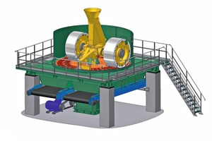  »2 The preparation line includes a wet pan mill, new version type 38M 