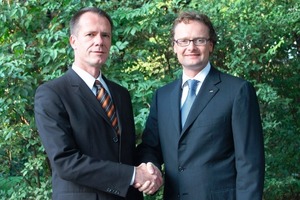  »1 Announced their marketing cooperation in Munich: Unipor CEO Dr. Thomas Fehlhaber (at left) and Lingl CEO Frank Appel 