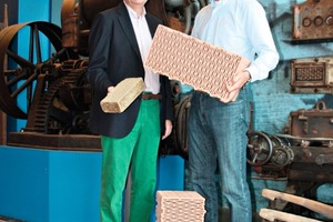  » Presenting the “Lücking W8”: Managing Director Joachim Thater (left) and construction consultant Stephan Böddeker  