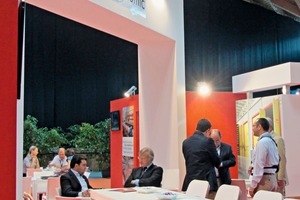  » The Equipceramic stand at the start of the trade fair 
