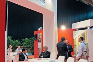  » Der Equipceramic-Stand zu Beginn der Messe 