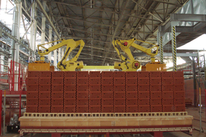  »11 Unloading of the fired products by robot 