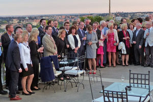  »8 From the terrace of the Villa Miani, the attendees were treated to a fantastic view of Rome 