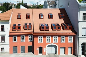  »3 High-pitched roof with clay roofing tiles: Penzinger Strasse housing project, architecture Steinbacher Thierrichter ZT GmbH, Stefan Steinbacher, Roland Thierrichter 