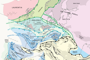  »2 Geotektonische Gliederung von Europa und den Varisziden, aus [1] 