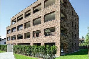  »4 Façade design with bricks and clinkers: residential unit at Dornbirn Villa Quarter, Architect Dipl.-Ing. Christian Lenz 