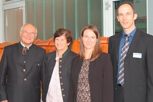  »1 The Banke family was delighted to welcome more than 80 guests to the company: Franz, Hannelore, Andrea and Thomas Banke (from left to right) 