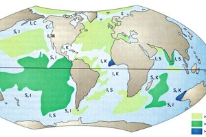  »2 Global clay mineral distribution in oceanic sediments (from: [3])  