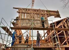  &gt;&gt; Professional knock-down of the Bundwerk barn in Söchtenau 