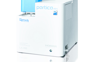  » Based on the advanced optical design: the new particle analyzer Horiba LA-350 