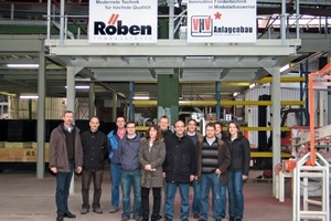  ››2 A VHV delegation on a visit to Röben’s Bannberscheid facility 