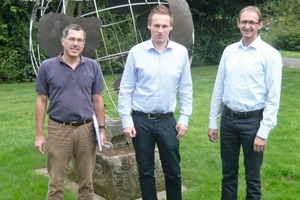  » Prof. Dr. Ralf-Gunther Schmidt, B.Sc. Tobias Nimz, Dipl.-Ing. Rainer Hüsing (from left to right/v.l.n.r.) 