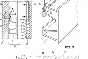  »9 Another fastening possibility is the multiple clip retention in the butt joint and bed joint area, according to the piercer principle for ceramic solid slab claddings on aluminium substructure of alloy (AlMgSi 0,5 F25 according to DIN 1725) 