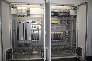  » The clear-cut structure of the control cabinets is state of the art 