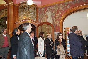  »4 On the city tour the participants were introduced to art nouveau and art deco buildings in Brussels 