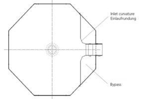  »9 Rotho MixAir air distributor (horizontal section) 