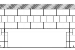  ››1 Randbedingungen für Flachstürze mit einer mehrlagigen Übermauerung und 71 mm oder 113 mm hohen Zuggurten 