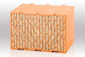  »1 The new “Unipor WS08 Coriso” clay block combines optimum sound insulation with highly effective thermal insulation 
