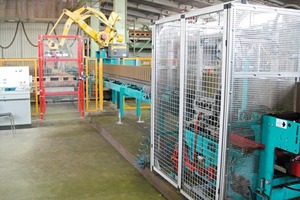  »7 Overall view – Lingl bidirectional cutter and robot loading unit 