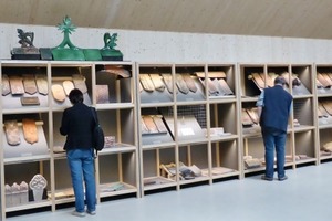  »6 Im Dachgeschoss des Museumsneubaus präsentiert eine Dauerausstellung die jahrtausendealte Entwicklung der Baukeramik 