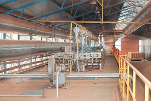  »7 Csorna plant: view of the tunnel kiln  