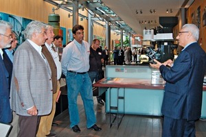  »1 The tour began in the museum, which documents Sacmi Imola’s long company history 