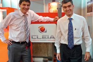  »2 Eric Girardot, Gebietsverkaufsleiter, und Philippe Penillard, Präsident, (rechts) stellten ihr neues Unternehmen in Rimini vor 