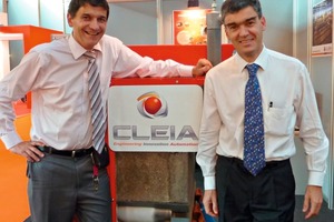  »2 Eric Girardot, Area Sales Manager, and Philippe Penillard, President, (right) present their new company in Rimini 